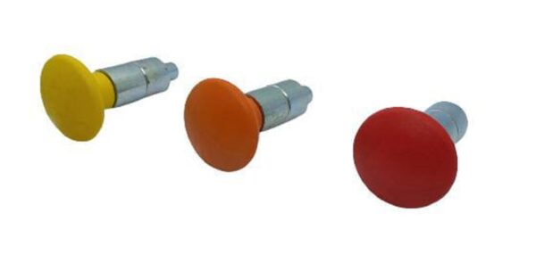 Puxador Manipulo Esferico Colorido 2 corpos Pino 11mm/ 13mm/ 14mm