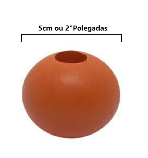 Bola 5cm Para Terminal Cabo De Aço Bolinha Reparo - Imagem 4
